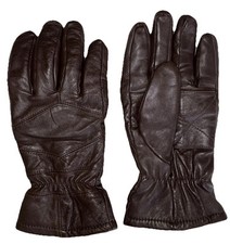 THINSULATE BROWN SUPPLE LEATHER WARM LINED GLOVES SIZE M