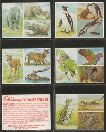 Cadbury full set wildlife - cadbury-full, set-