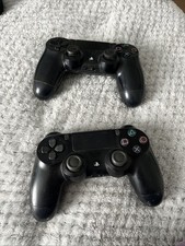 Two PS4 Controllers Black Spares Ad Or Repairs PlayStation