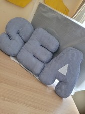 Set of Three Letter Shaped Cushions ' SEA'