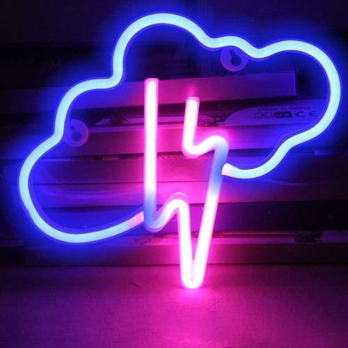 Cloud lightning neon - cloud,