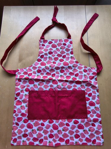 Strawberry print handmade - strawberry,