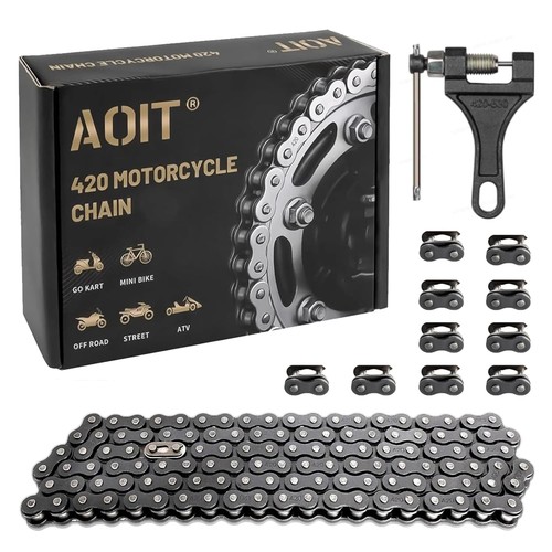 Motorcycle chain 420 links - chain,