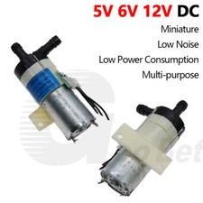 DC 5V 6V 12V Small Mini 370 Motor Diaphragm Pump Self-priming Suction Water Pump