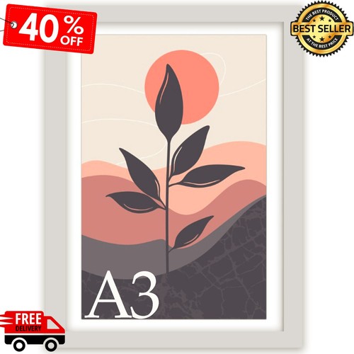 Picture frame with white - frame,