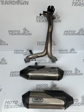 Triumph Speed Triple RS 1050 2018-2020 exhaust silencers and link pipe ARROW OEM