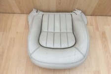 FRONT LEFT SEAT BASE LEATHER COVER IVORY - Jaguar XJ6 XJ8 XJR 1994-2002 #4064