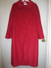 Womens Vintage Cranberry Red