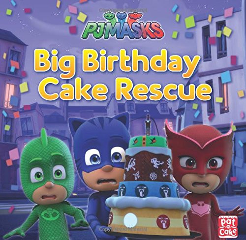 Masks big birthday - masks:, cake