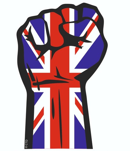 Solidarity fist union - fist,