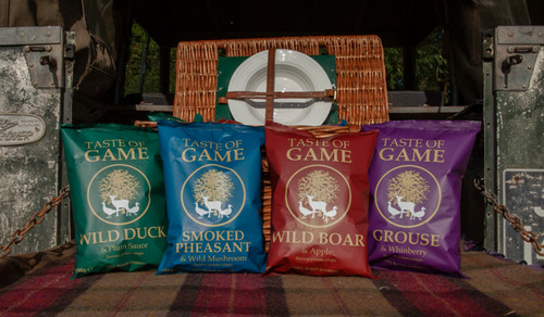 Taste game crisps duck - game,