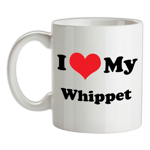 Love whippet mug dog - my,