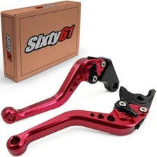 Kawasaki ZX10R Red Levers 2006-2013 2014 2015 Shorty Brake Clutch Adjustable Set