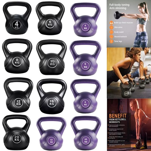Kettlebell set vinyl - kettlebell, coated