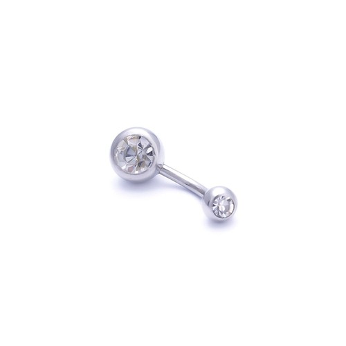 Surgical steel belly bar - belly,