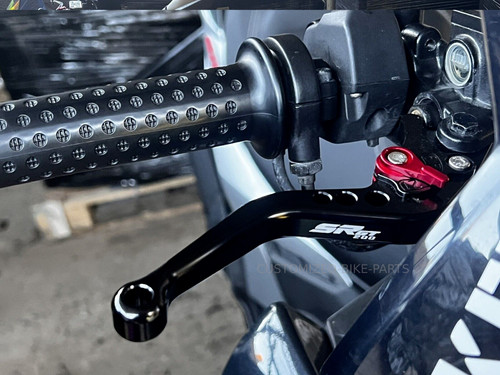 Short black brake levers set - short,