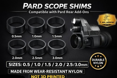 Pard nv007 scope shims - a,