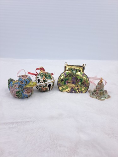 Lot enamel cloisonné - 4,