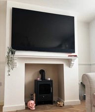 A 150 Cm Long Pinewood Mantel