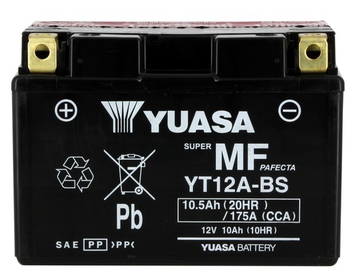 Yuasa yt12a black 12v 10ah - yuasa,