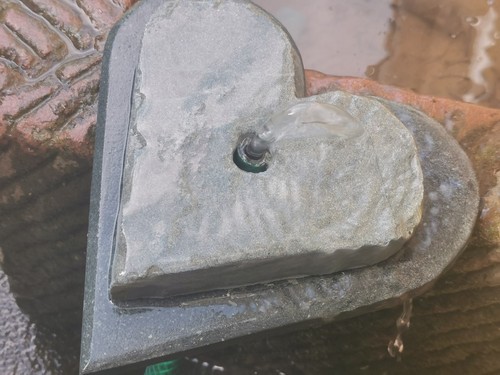 Cumbrian slate small hearts - cumbrian,