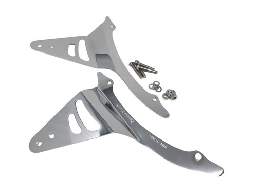 Chrome sissy bar - chrome, mounts