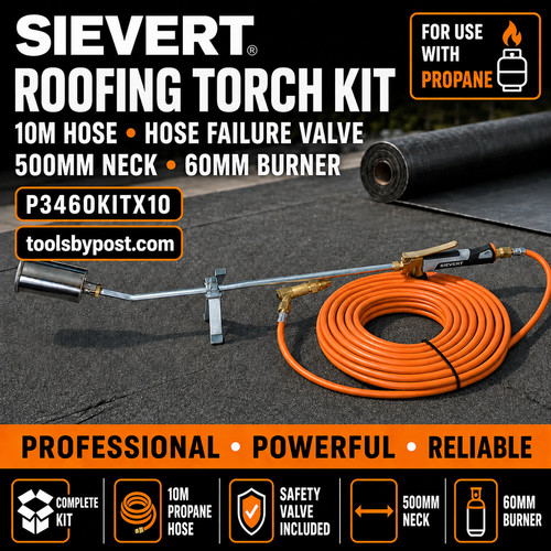 Sievert roofing torch kit with - roofing,