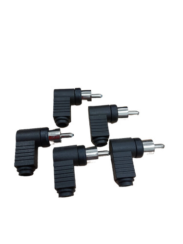 Rca phono right angled - angled, male