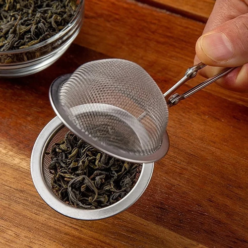 Steel tea infuser strainer - steel,