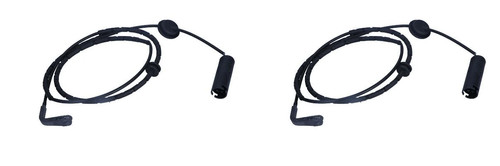 Front left and right - and, warning