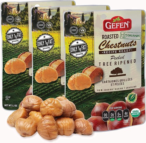 Gefen whole chestnuts roasted - gefen,