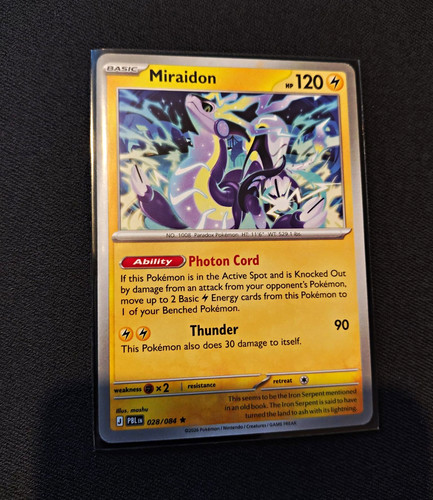Pokémon tcg miraidon 028 084 - tcg,