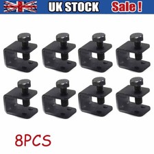 Mudflap Clamps Black U C Clamp