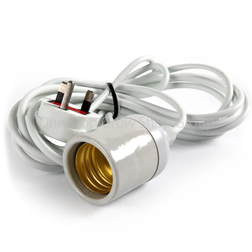 Cfl lamp hanger with moulded - hanger,