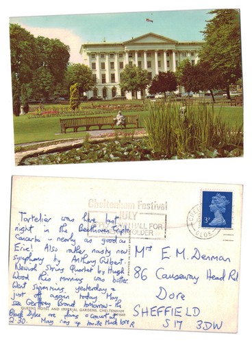 Postcard queens hotel and - -,