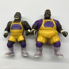 WWE WWF GRAPPLERS & GIMMICKS MEN ON A MISSION MABEL MO FIGURE SET HASTTEL TOY