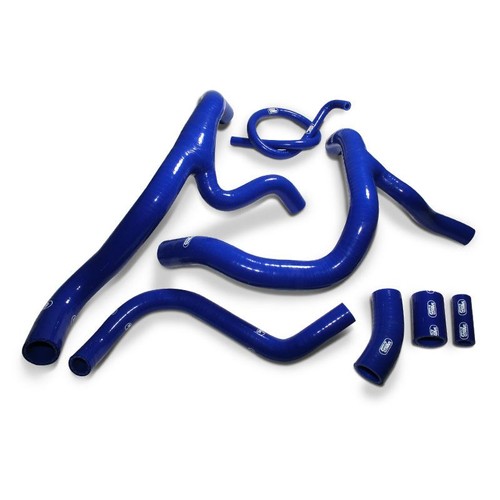 Blue samco silicon rad hoses - silicon,