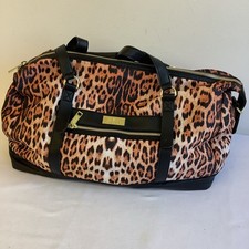 CAVALLI CLASS Leopard Animal Print Weekender Travel Holdall Bag VGC