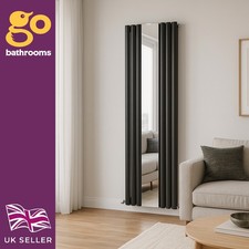 Black Vertical Radiator With