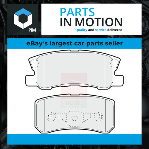 Brake pads set - set, fits