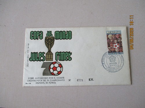 Postal cover copa del mundo - postal,