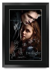 Twilight Saga Gifts Printed A3 Poster Framed Autograph Picture for Movie Fans