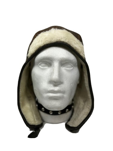 Trapper hat real sheepskin - real,