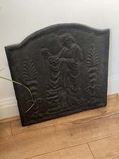 Beautiful cast iron fire - fire, back