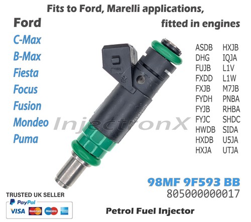 Petrol fuel injector 98mf - injector,