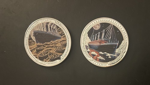 Titanic commemorative coins - titanic,