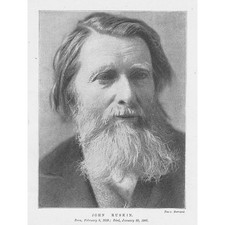 JOHN RUSKIN - Antique Print