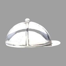 Silver Vesta Case Novelty Match Box Horse Racing JOCKEY CAP with Match Striker
