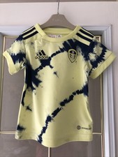 BABY BOYS AGE 9/12 MONTHS ADIDAS LEEDS UNITED FOOTBALL SHIRT