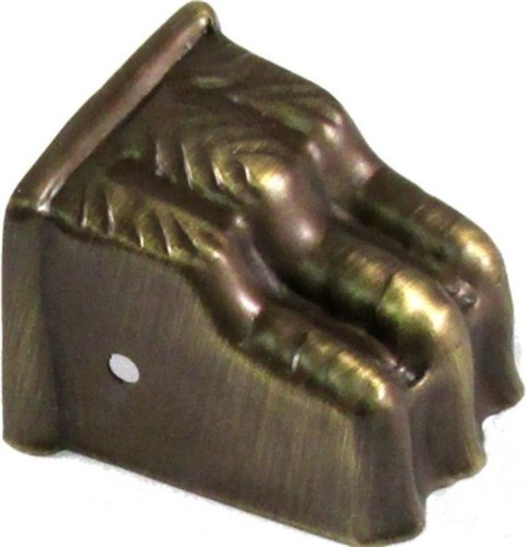 Small antique brass stamped - brass,